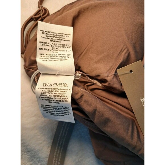 J.Crew Mira one-piece swimsuit in Classic Sculpt Smoky Willow Wood Size 6 NWT - Picture 10 of 11